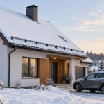 Kaip pasirinkti stogo nuolydį, kad žiemą būtų saugiau automobiliui?